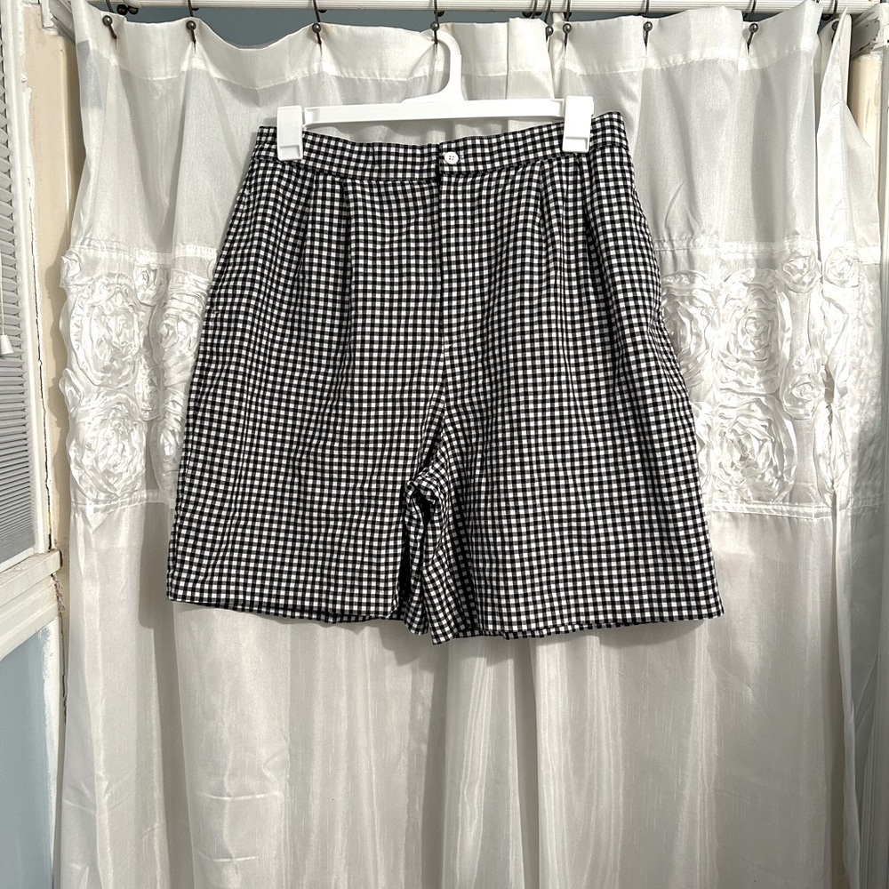 Vintage Gingham Shorts